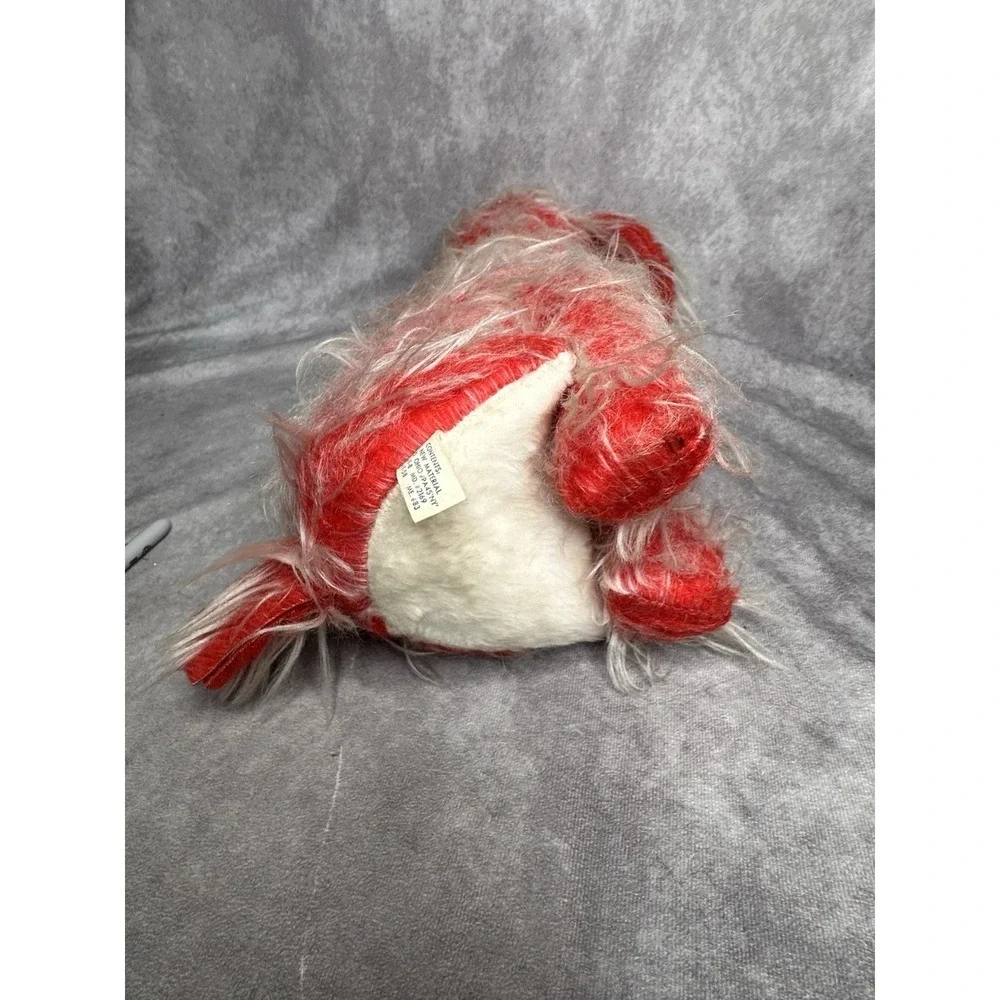 Vintage Fable Toy Plush Red Dog‎ Carnival Fair Scruffy Plush